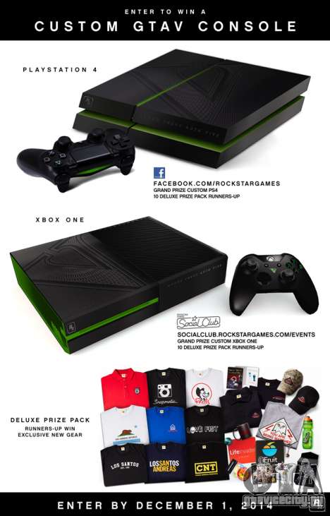 Розыгрыш PlayStation 4 и Xbox One