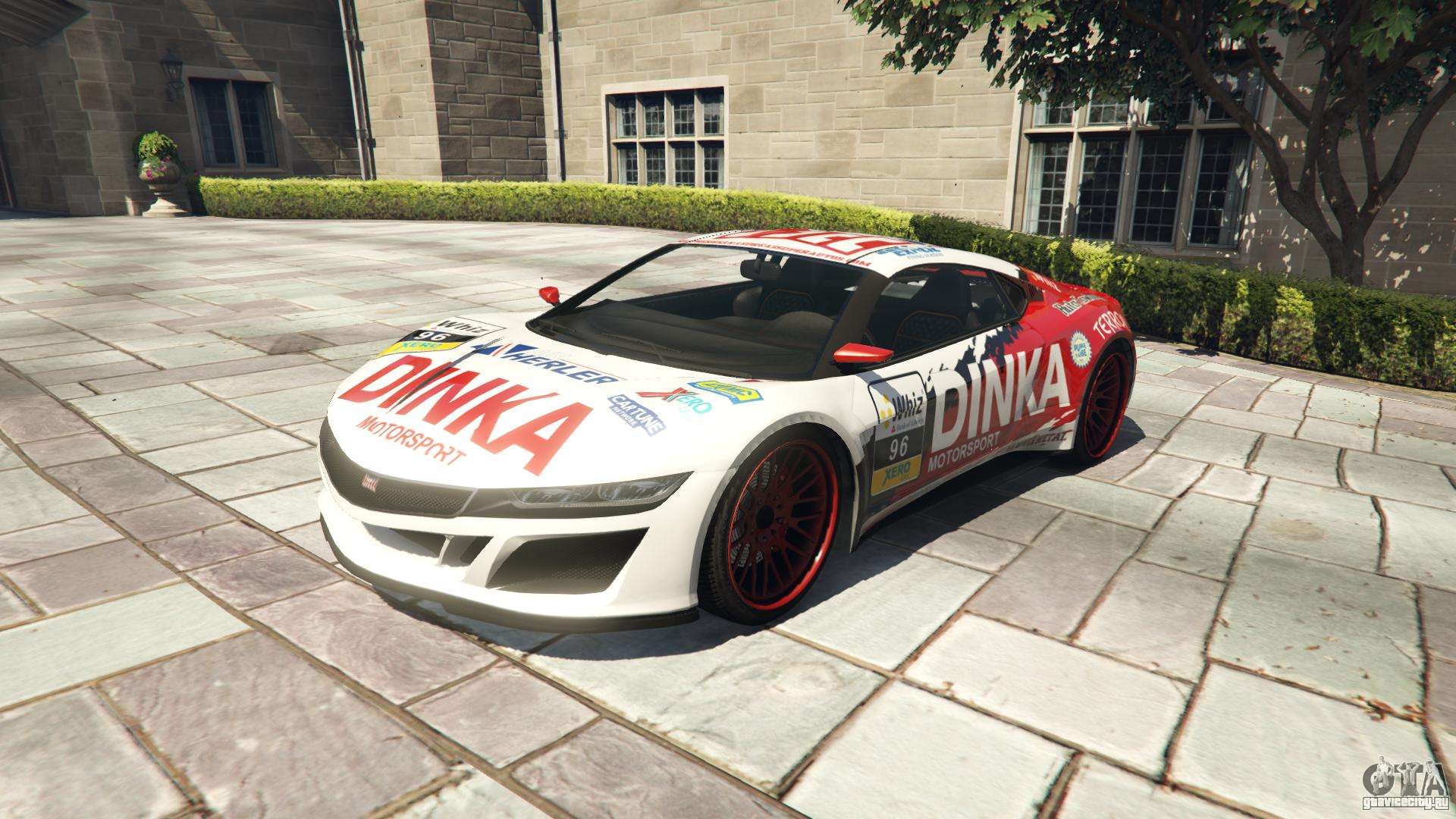 Dinka Jester Racecar из GTA 5 - вид спереди