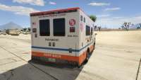 GTA 5 Brute Ambulance Los Santos Medical Center - вид сзади