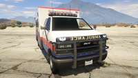 GTA 5 Brute Ambulance Mission Row San Andreas - вид спереди