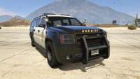 GTA 5 Declasse Sheriff SUV - вид спереди