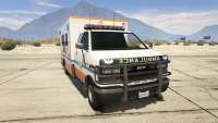 GTA 5 Brute Ambulance Los Santos Medical Center - вид спереди