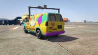 GTA 5 Vapid Clown Van - вид сзади