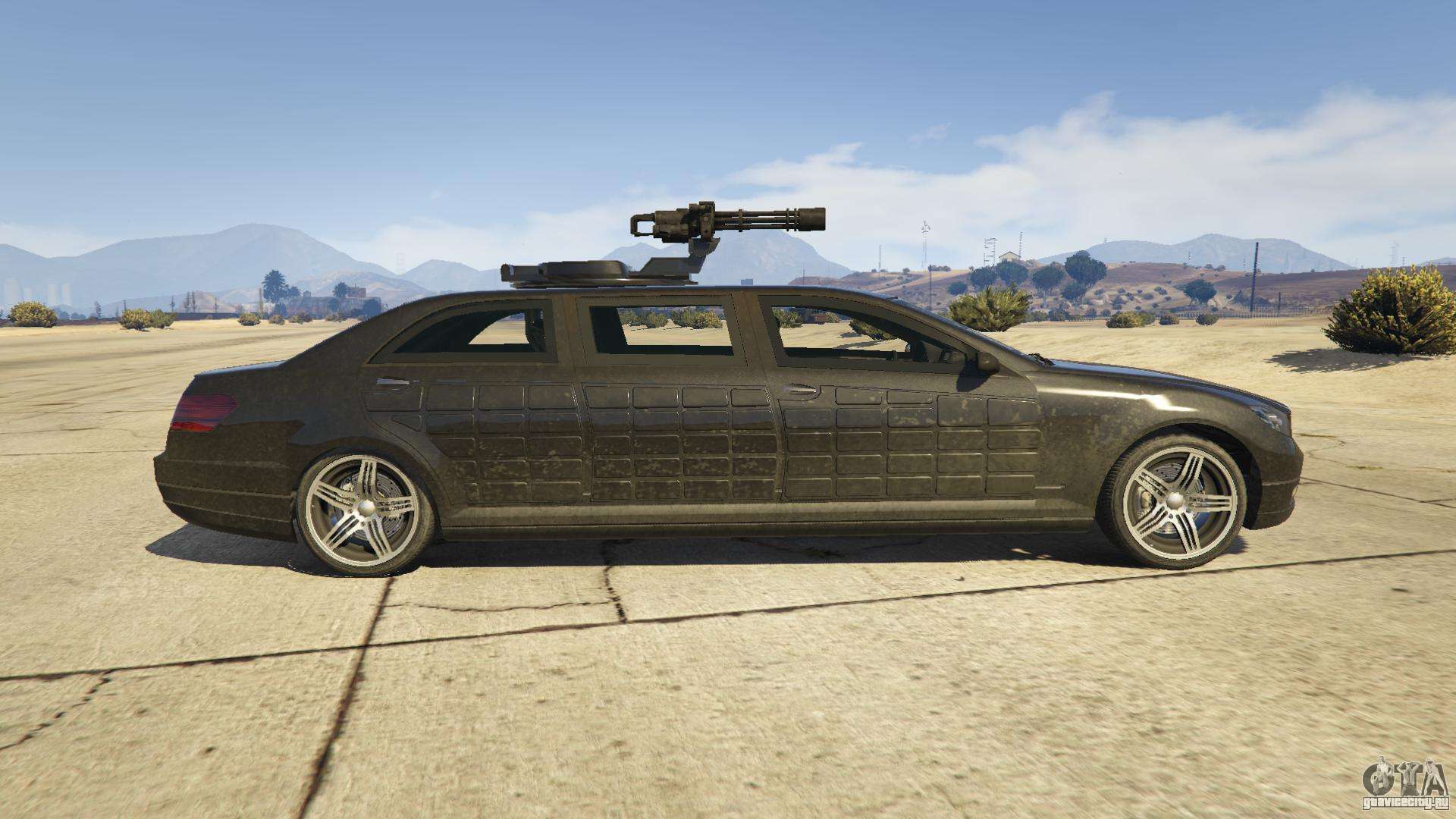 Benefactor Turreted Limo из GTA 5 - скриншоты, характеристики и описание  машины