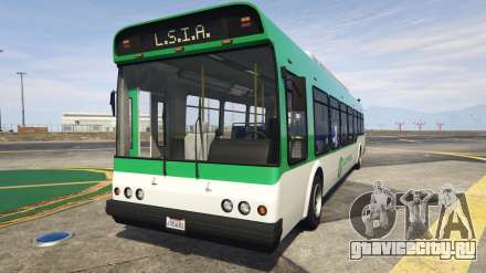 GTA 5 Brute Airport Bus - скриншоты, характеристики и описание автобуса.