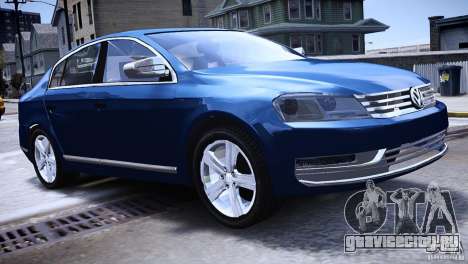 VW Passat B7 TDI Blue Motion для GTA 4