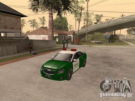 Chevrolet Cruze Carabineros Police для GTA San Andreas