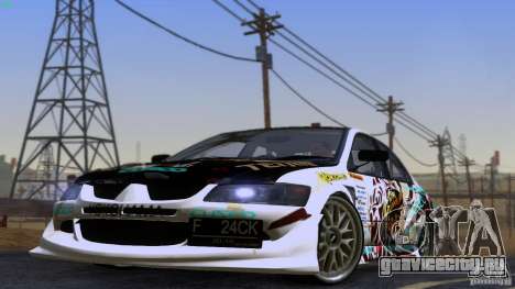 Mitsubishi Lancer Evolution 8 для GTA San Andreas