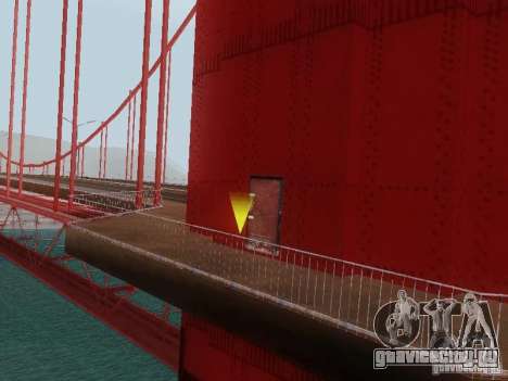 Подъем на мост Золотые ворота для GTA San Andreas