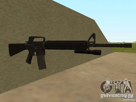 M4A1 from Left 4 Dead 2 для GTA San Andreas