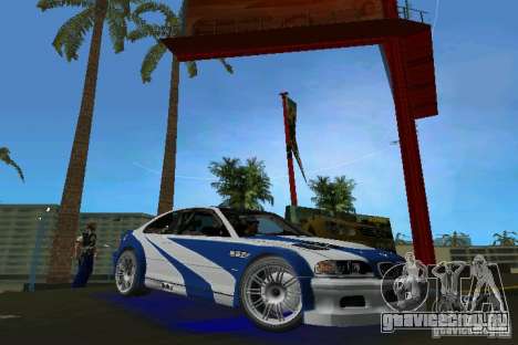 BMW M3 GTR NFSMW для GTA Vice City