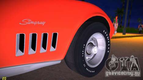 Chevrolet Corvette (C3) Stingray T-Top 1969 для GTA Vice City