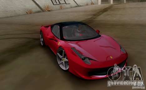 Ferrari 458 Italia V12 TT Black Revel для GTA San Andreas