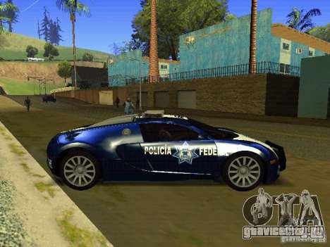 Bugatti Veyron Federal Police для GTA San Andreas
