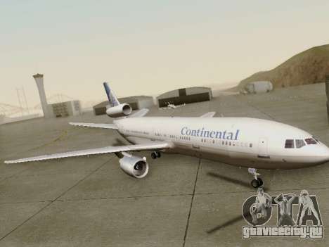 McDonell Douglas DC-10-30 Continental для GTA San Andreas