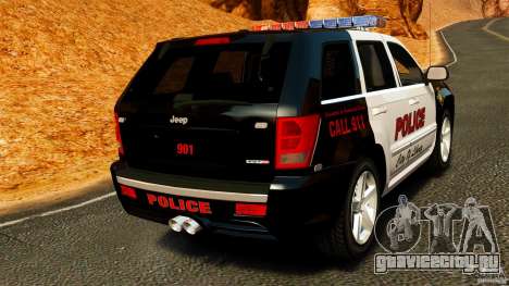 Jeep Grand Cherokee SRT8 2008 Police [ELS] для GTA 4