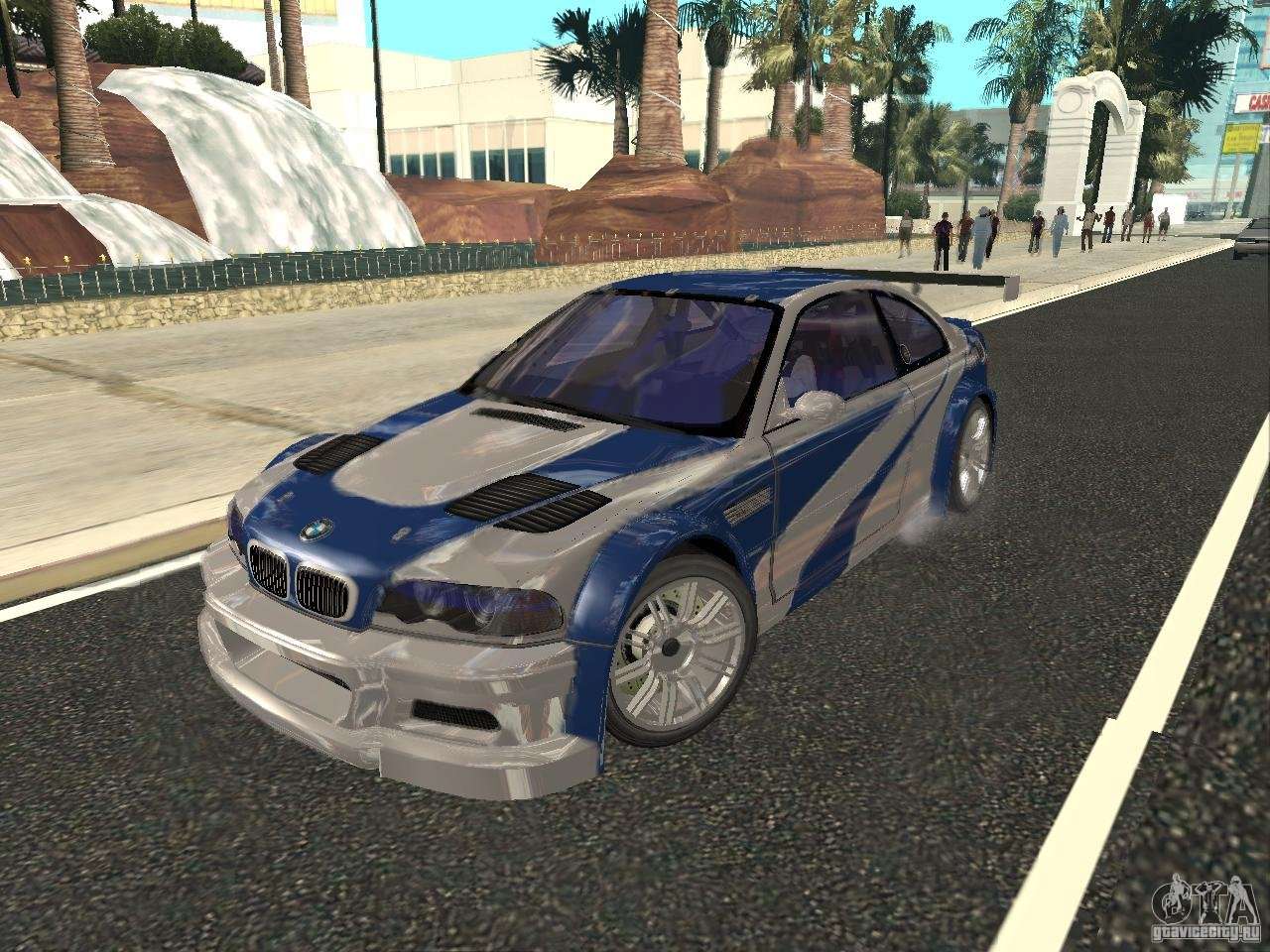 BMW M3 GTR Из NFS Most Wanted Для GTA San Andreas