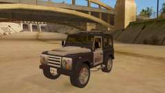 Land Rover Defender Sheriff для GTA San Andreas