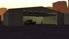 Миниган на танке для GTA San Andreas