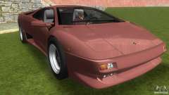 Lamborghini Diablo VTTT Black Revel для GTA Vice City