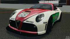Alfa Romeo 8C Competizione Body Kit 1 белый для GTA 4