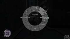 GTA 5 Weapon Wheel HUD для GTA 4