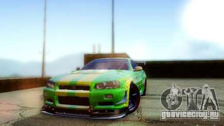 Nissan Skyline GT-R R34 для GTA San Andreas