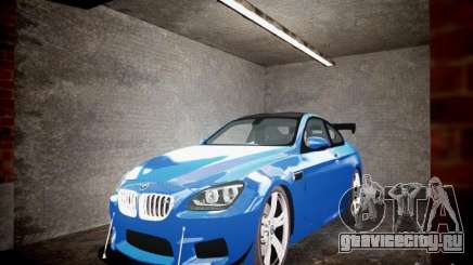 BMW M6 2013 бирюзовый для GTA 4