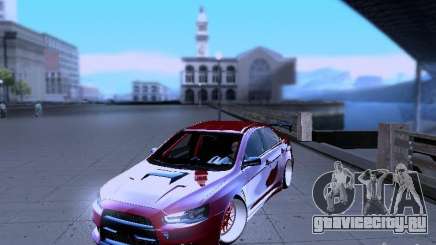 Mitsubishi Lancer Evolution X v2 Make Stance для GTA San Andreas