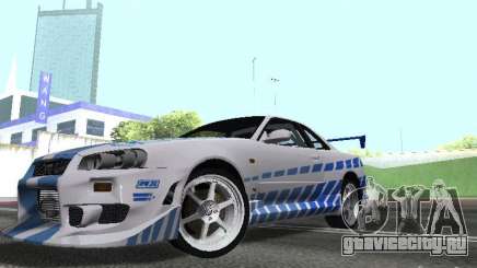 Nissan Skyline GT-R R34 для GTA San Andreas