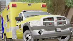 Dodge Ram Ambulance BCFD Paramedic 100 для GTA San Andreas