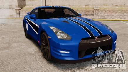 Nissan GT-R 2012 Black Edition AMS Alpha 12 для GTA 4