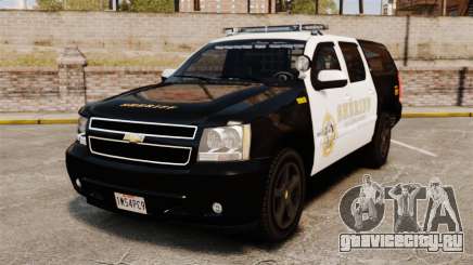 Chevrolet Suburban GTA V Blaine County Sheriff для GTA 4