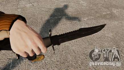Нож The Alabama Slammer чёрный для GTA 4
