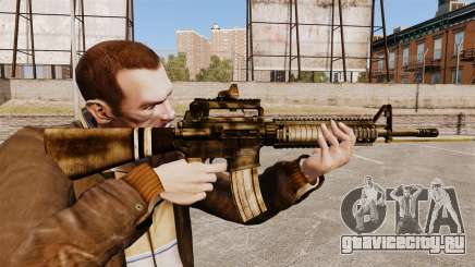 Автоматическая винтовка M16A4 для GTA 4