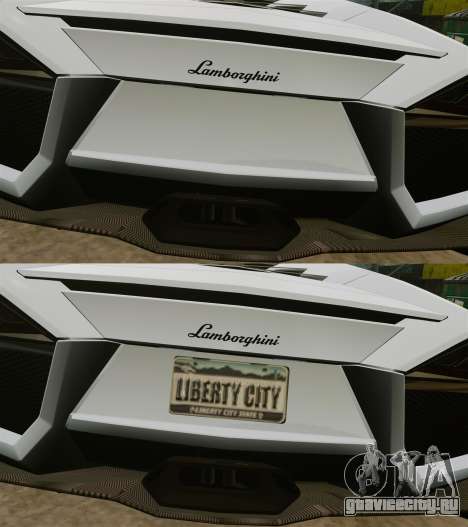 Lamborghini Reventon Roadster 2009 для GTA 4