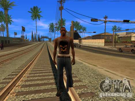 Новая майка CJ для GTA San Andreas