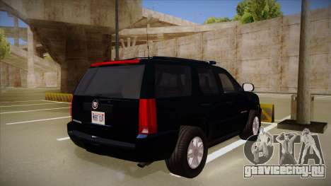 Cadillac Escalade 2011 FBI для GTA San Andreas