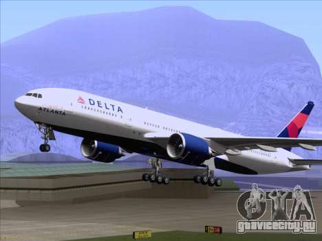 Boeing 777-200ER Delta Air Lines для GTA San Andreas