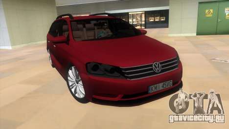 Volkswagen Passat B7 2012 для GTA Vice City
