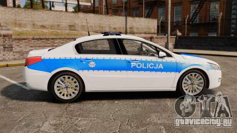 Peugeot 508 Polish Police [ELS] для GTA 4