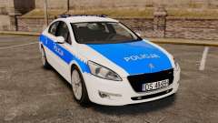 Peugeot 508 Polish Police [ELS] для GTA 4