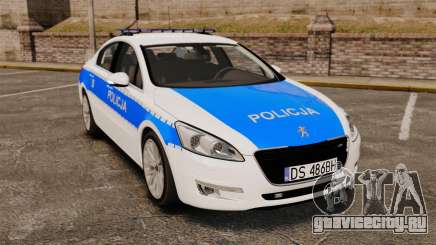 Peugeot 508 Polish Police [ELS] для GTA 4
