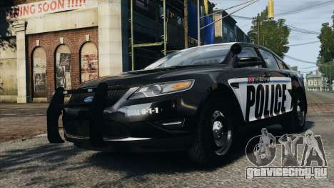 Ford Taurus Police Interceptor 2010 для GTA 4