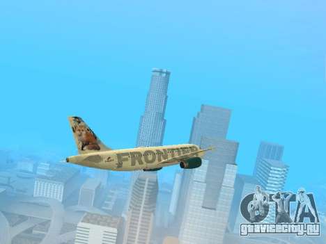 Airbus A319-111 Frontier Airlines Red Foxy для GTA San Andreas