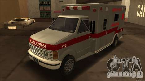 Ambulance HD from GTA 3 для GTA San Andreas