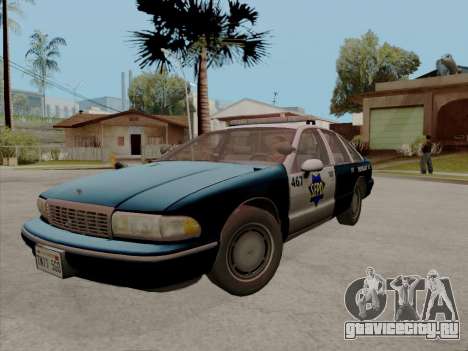 Chevrolet Caprice SFPD 1991 для GTA San Andreas