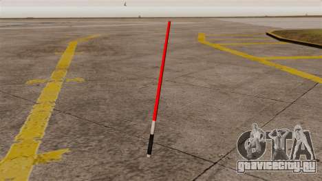 Красный лазерный меч Star Wars для GTA 4