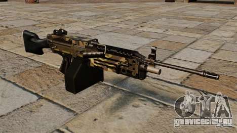 Ручной пулемёт M249 Camo для GTA 4