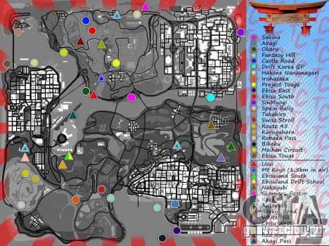 Mappack v1.3 by Naka для GTA San Andreas